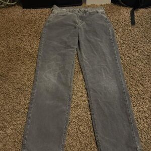 American Eagle Outfitters Charcoal Straight Leg Jeans